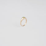Small gold Ring with Birthstone Inset