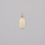 Rectangle Pendant with cut corners