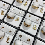 14k Solid Yellow Gold Initial jewelry