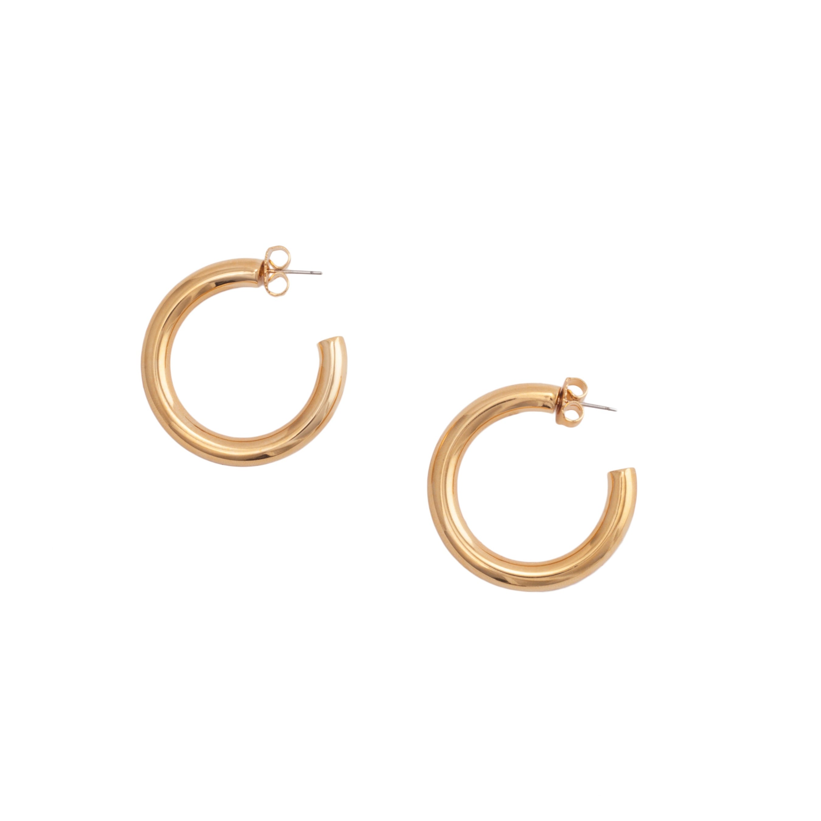 MINI KINNEY HOOPS – Cuchara Jewelry