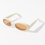 DMY by DMY Valentina sunglasses oval frames in Ivory